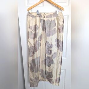 Giorgio Armani Women's Silk Long Skirt/Move Buttons & Snaps To Make It Your Size